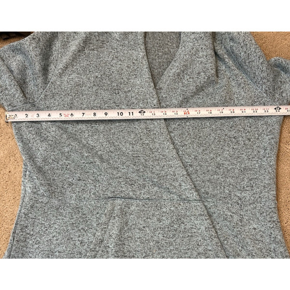 Eddie Bauer Womens Fleece Wrap Top Hoodie XXL Pockets Cozy Winter Athleisure - Picture 7 of 9